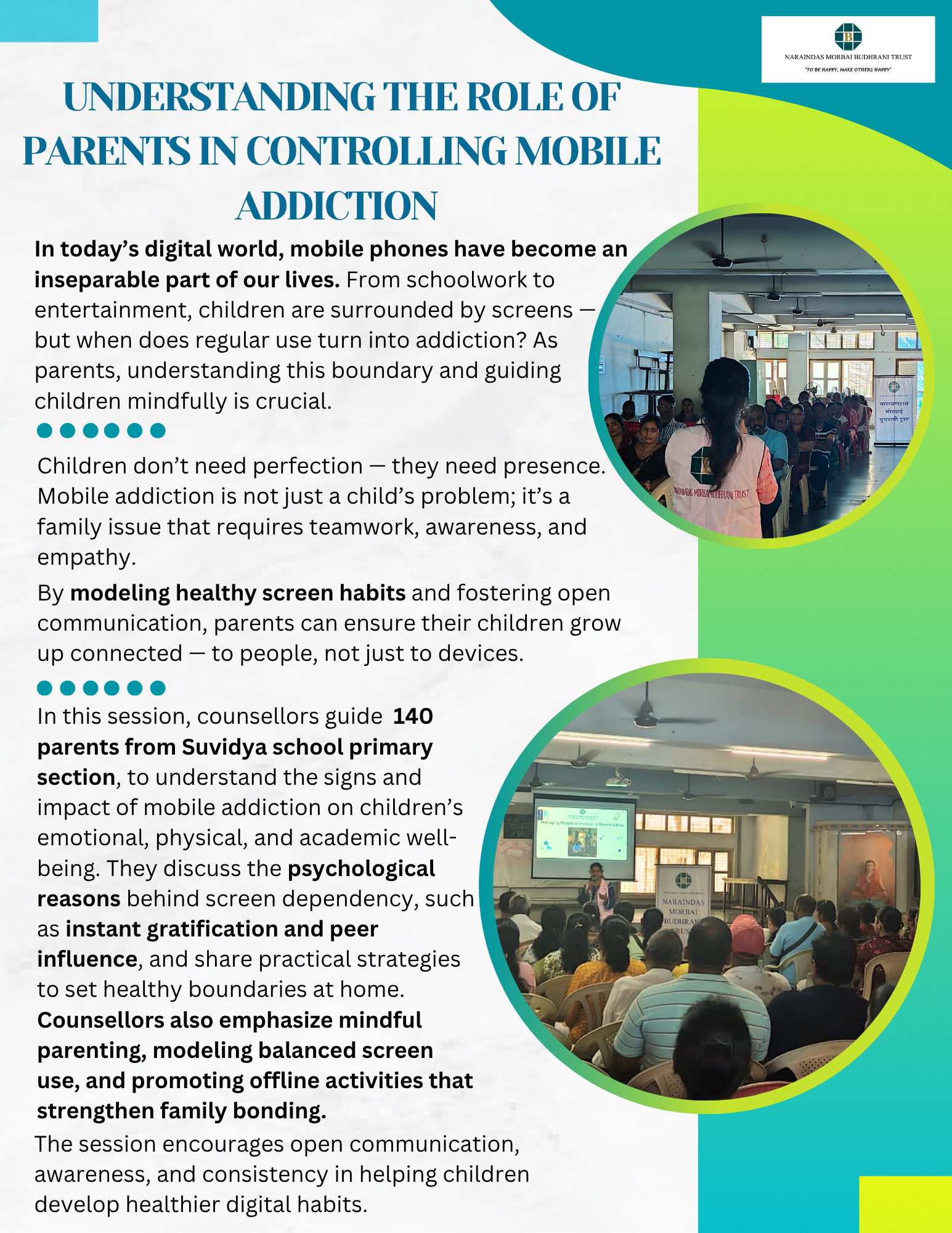 Understanding The Role Of Parents In Controlling Mobile Addiction