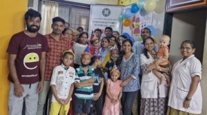 Family gathering at Ashray Centre
