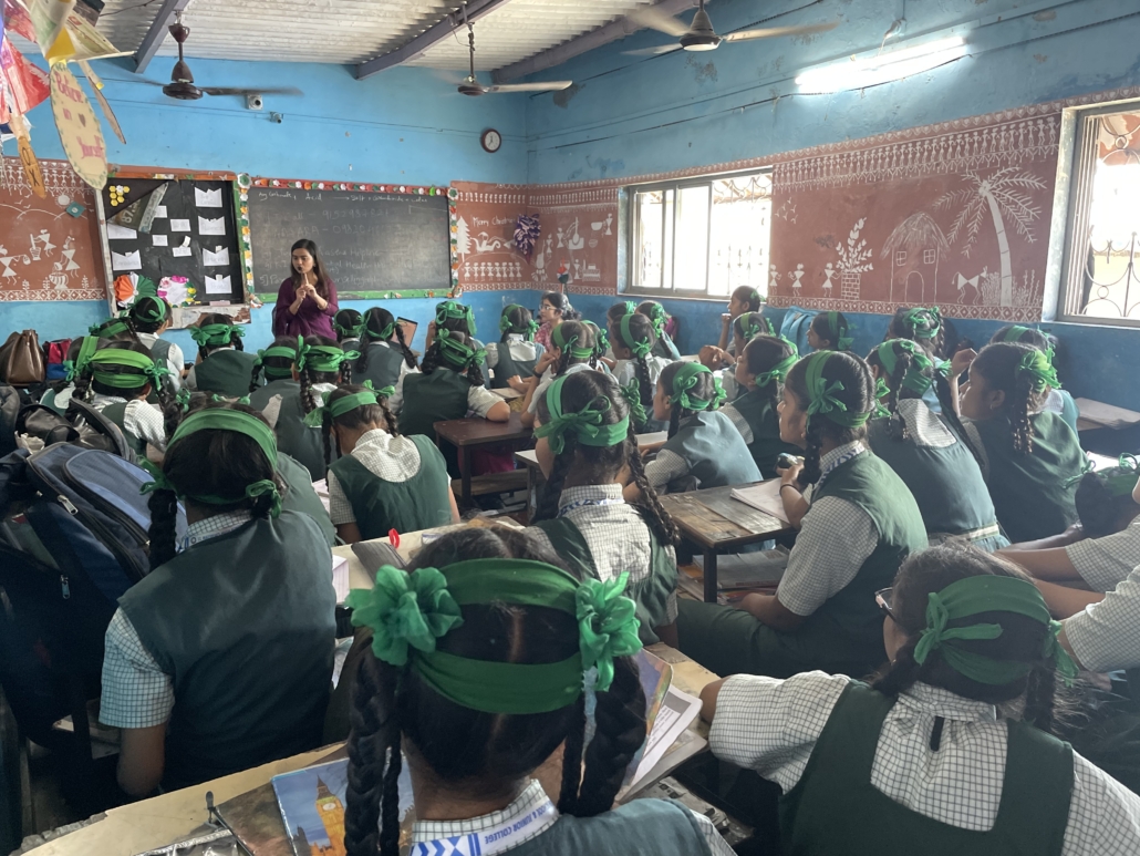 Students at a World Suicide Prevention Day session