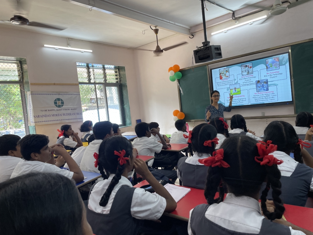 Students at a Career Guidance Workshop session