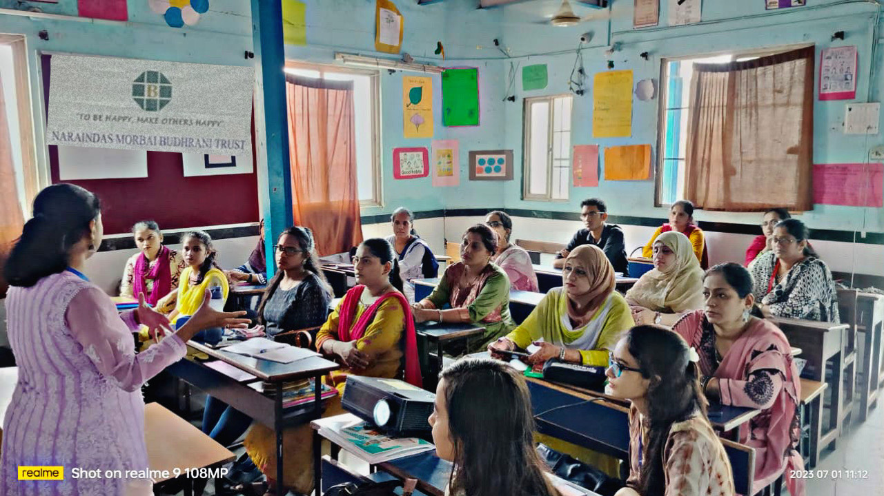 NMBT personal and social well-being session in progress
