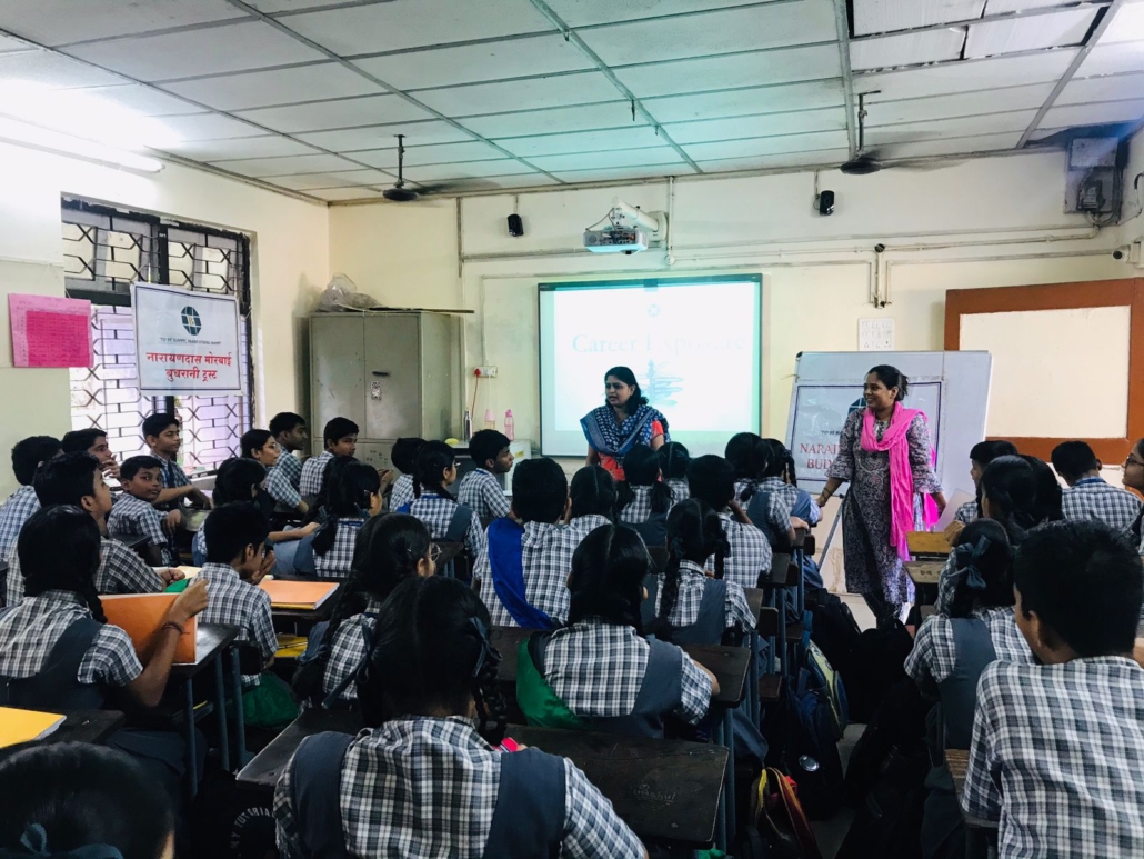 Students at a Dealing with Negative Peer Pressure session