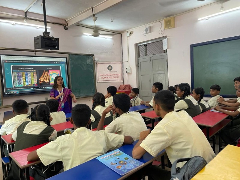 Students at a Substance Abuse Awareness and Prevention session