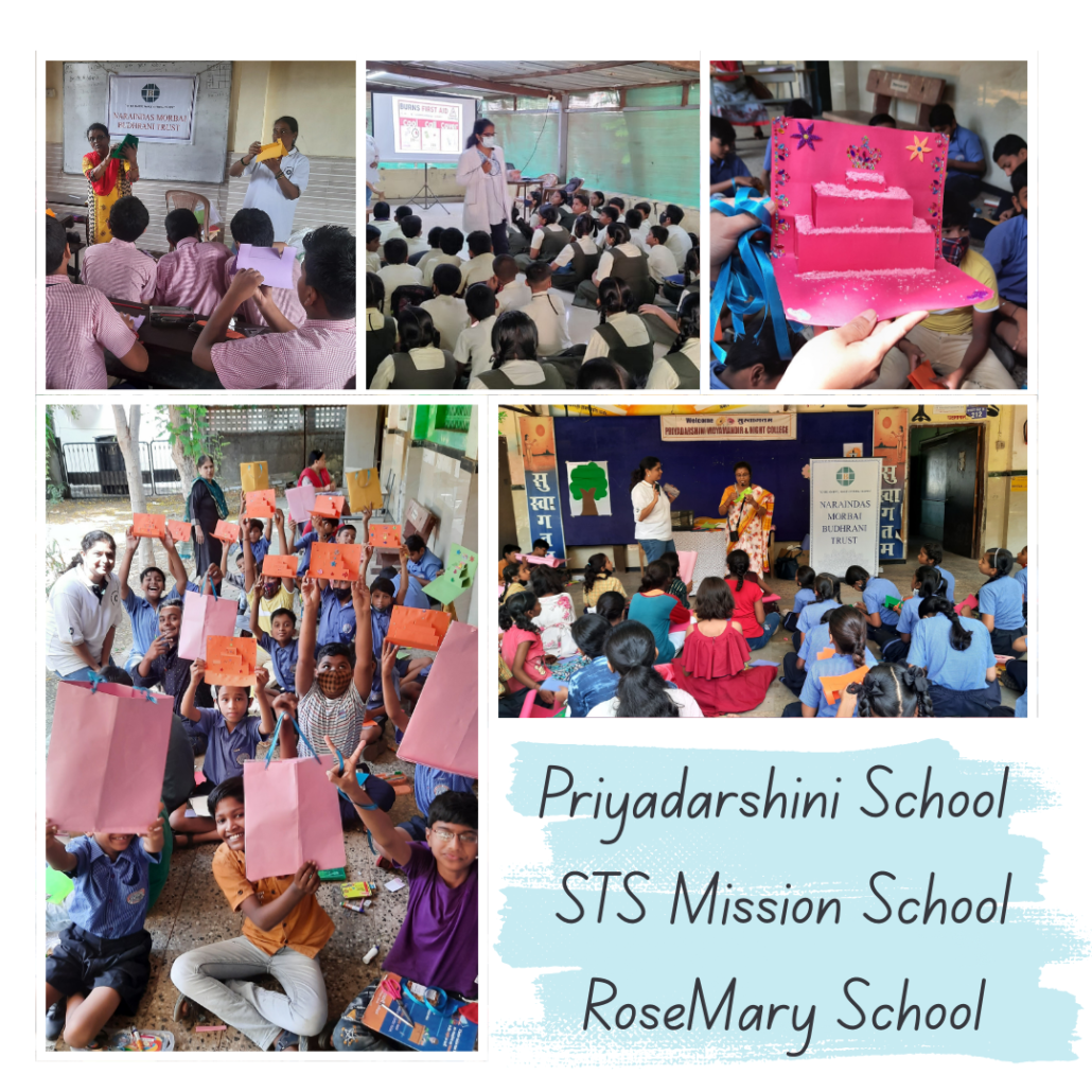 Collage of students at the 2022-23 NMBT Summer Camp